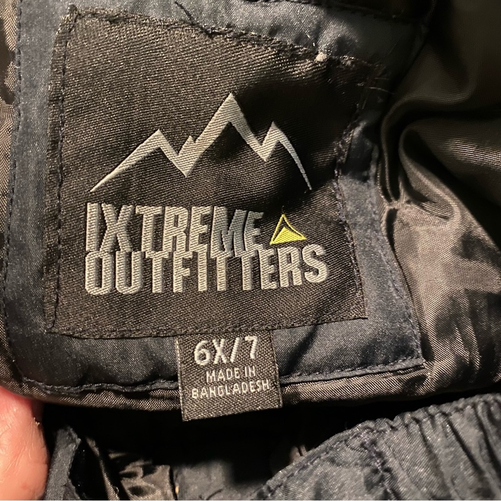 IXtreme Outfitters Black‎ Unisex Snow Pant 6x/7 - Picture 3 of 5